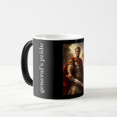 Julius Caesar schwarz & weiß Verwandlungstasse (Vorderseite Links)