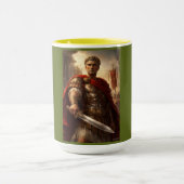 Julius Caesar tiefgrün Tasse (Zentrum)