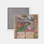 Julius Caesar überquert den Rubicon, c.1470 Magnet (Vorderseite/Rückseite)