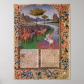 Julius Caesar überquert den Rubicon, c.1470 Poster (Vorne)
