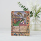 Julius Caesar überquert den Rubicon, c.1470 Postkarte (Stehend Vorderseite)