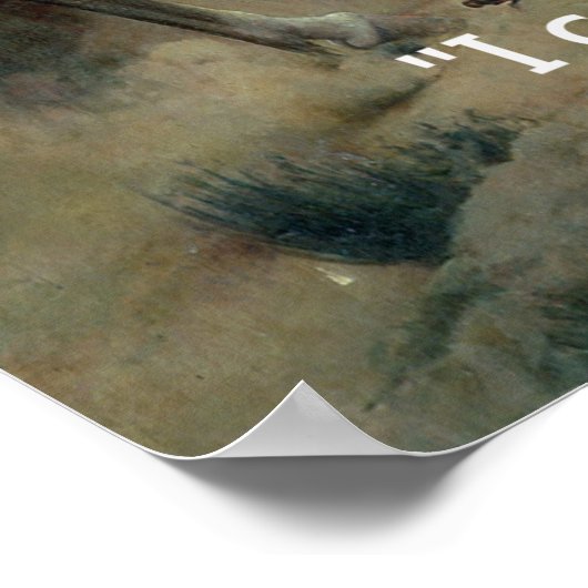 Julius Caesar und ich eroberten Zitatposter Poster (Ecke)