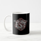 Julius Cäsar "Alea Iacta Est" "The Die is Cast" Kaffeetasse (Links)
