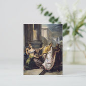 Julius Cäsar auf dem Weg zum Senat Postkarte (Stehend Vorderseite)