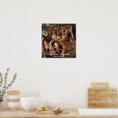 Julius Cäsar "I Came I Saat I Conquered" Poster (Küche)