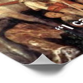 Julius Cäsar "I Came I Saat I Conquered" Poster (Ecke)