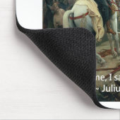 Julius Cäsar I kam ich sah ich erobert Mousepad (Ecke)