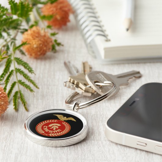 Julius Cäsar Keychain. Schlüsselanhänger (Seite)