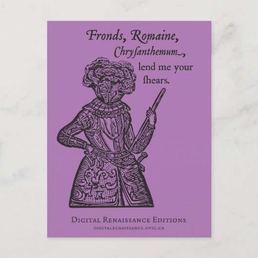 (Julius) Cäsar Salad Postcard Postkarte (Vorderseite)