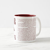 Julius Cäsars berühmte 10. römische Zweifarbige Tasse (VorderseiteRechts)