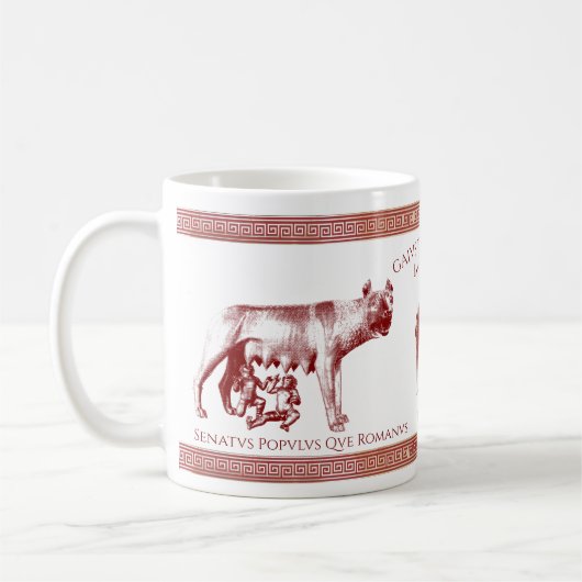 Julius Cäsars Kaiserreich Kaffeetasse (Links)