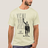 Julius Cesar Zitat Veni Vidi Vici Mens Natural T-Shirt (Vorderseite)