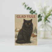 Julkatze Julkarte Feiertagspostkarte (Stehend Vorderseite)