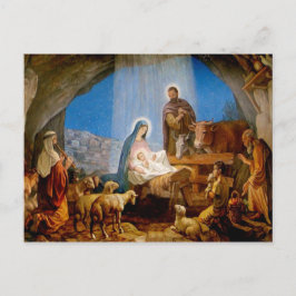 Julkort, Brieftasche in Betlehem Postkarte