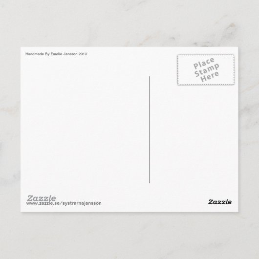 Julkort Postkarte (Rückseite)