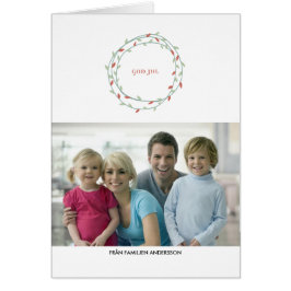 Julkran feriehälsning