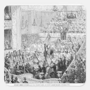 Julliens Konzert-Orchester Quadratischer Aufkleber