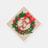 Julservett Luncheon Serviette (Ecke)