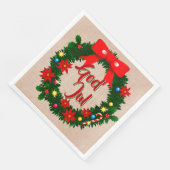 Julservett Luncheon Serviette (Ecke)