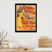 Julus Cheret Casino De Paris Print Poster (Küche)