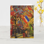 July 14th Celebration in Paris Van Gogh Fine Art Karte (Gelbe Blume)