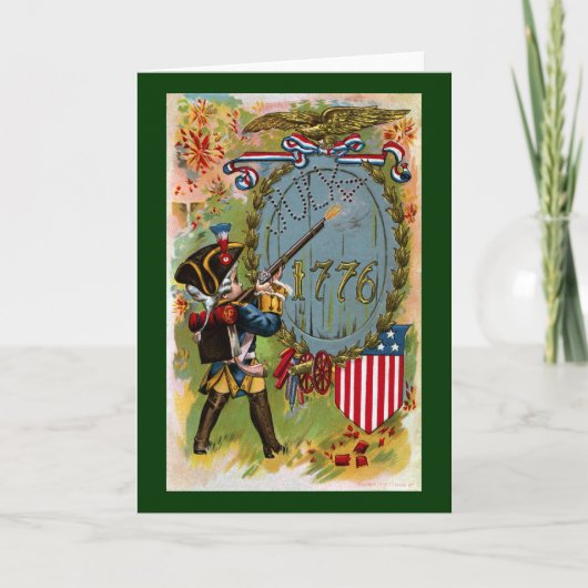 July 4th 1776 Minuteman Karte (Vorderseite)