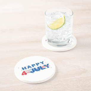 July 4th Drink Coaster Getränkeuntersetzer