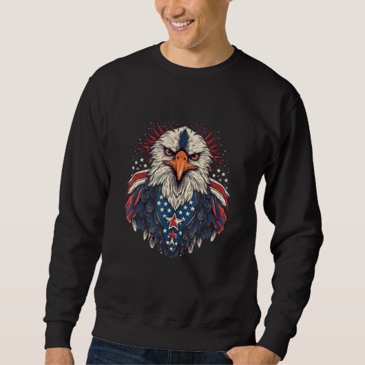 July 4th Product Patriotism, American Flag_10 Sweatshirt (Vorderseite)