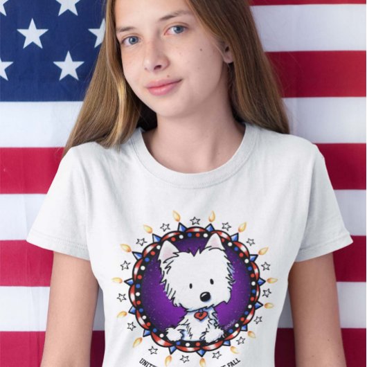 JULY 4TH USA Westie T - Shirt