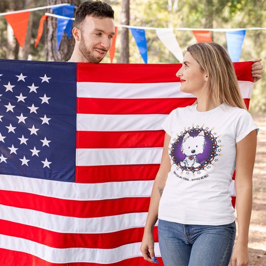 JULY 4TH USA Westie T - Shirt