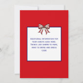 July Fourth with Fireworks in Red White and Blue  (Rückseite)