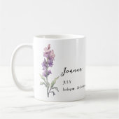 JULY LARKSPUR GEBURTSTE BLUME MONTH NAME GIFT KAFFEETASSE (Links)