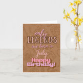 July Legends Heartfelt Birthday Card Karte (Gelbe Blume)