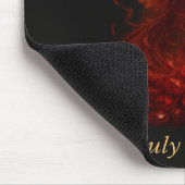 July Ruby - Phoenix & Fiery Birthstone Mousepad (Ecke)