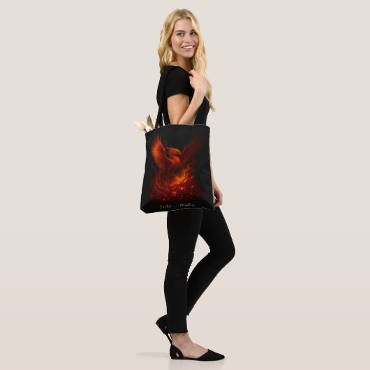 July Ruby - Phoenix & Fiery Birthstone Tasche (Am Model)