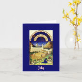 July, the Tres Riches Heures du Duc de Berry Karte (Gelbe Blume)
