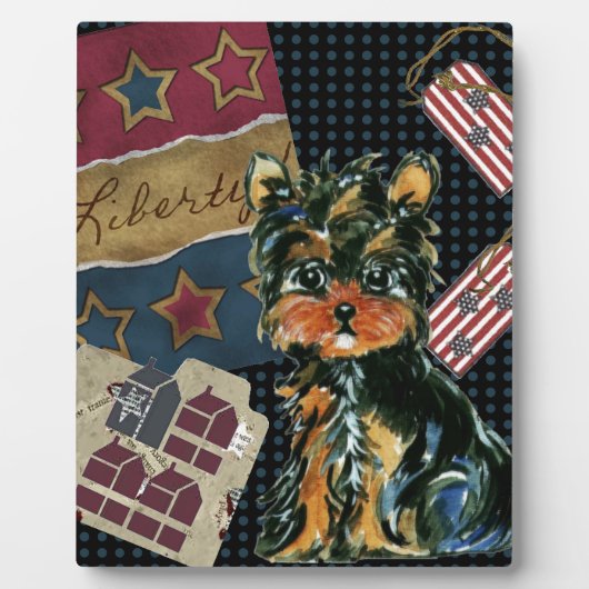JULY YORKIE POO FOTOPLATTE (Vorderseite)