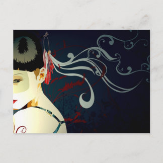 Julzips - Mascarada Postkarte