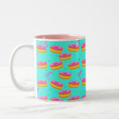 Jum, Donuts Zweifarbige Tasse (Links)