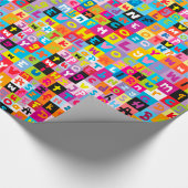 Jumble Alphabet Pattern Geschenkpapier