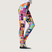 Jumble Alphabet Pattern Leggings (Rechts)