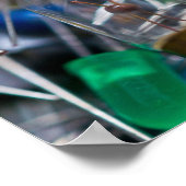 Jumble elektronischer Teile Poster (Ecke)