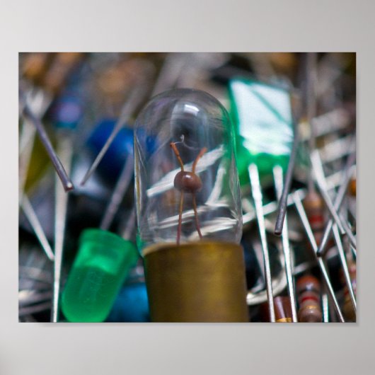 Jumble elektronischer Teile Poster (Vorne)