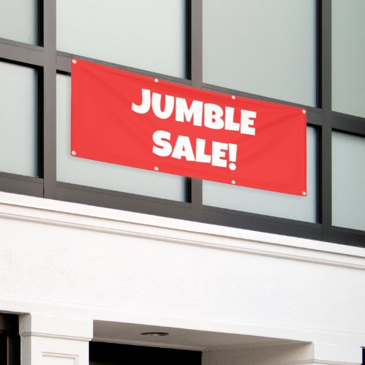 Jumble Sale! Bright Banner (Äußeres Gebäude)