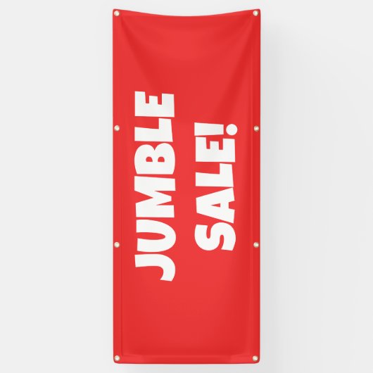 Jumble Sale! Bright Banner (Vertikal)