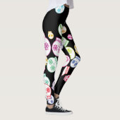 Jumble süßer Schädel Leggings (Rechts)