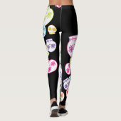 Jumble süßer Schädel Leggings (Rückseite)