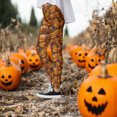 Jumble von Jack-o-Lanterns Leggings