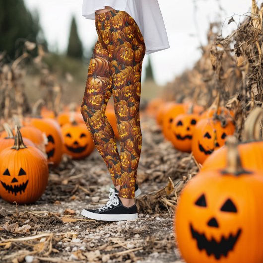 Jumble von Jack-o-Lanterns Leggings