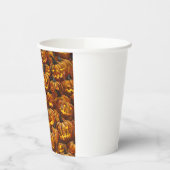 Jumble von Jack-o-Lanterns Pappbecher (Links)